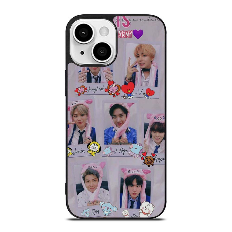 BANGTAN BOYS FACE BTS iPhone 13 Mini Case Cover