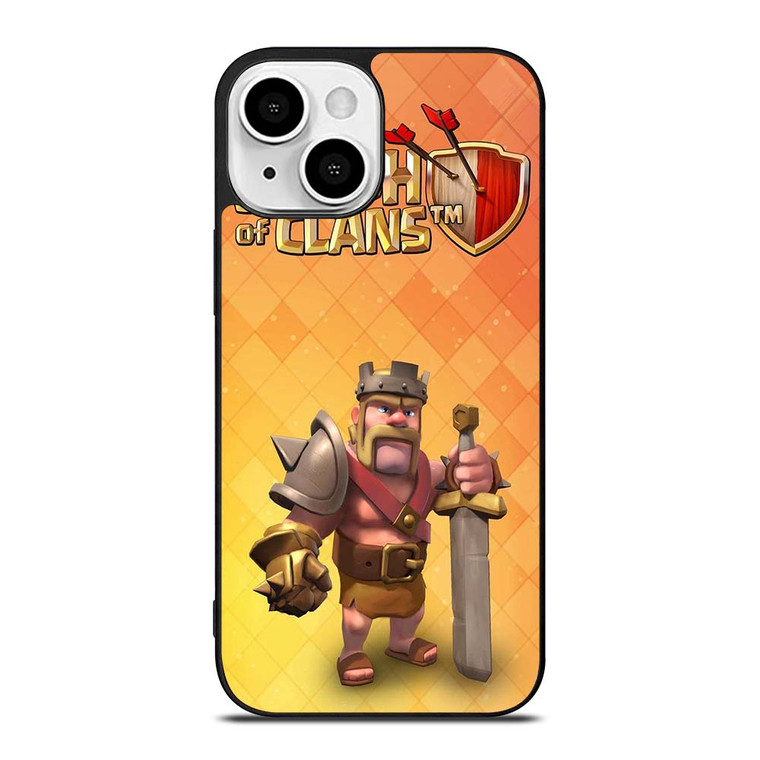 BARBARIAN KING CLASH OF CLANS COC iPhone 13 Mini Case Cover
