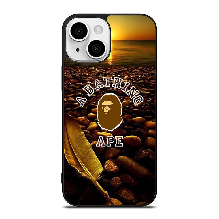 BATHING APE SUNSET iPhone 13 Mini Case Cover