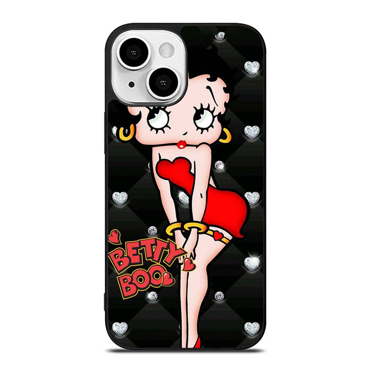 BETTY BOOP DIAMOND POLKADOT iPhone 13 Mini Case Cover
