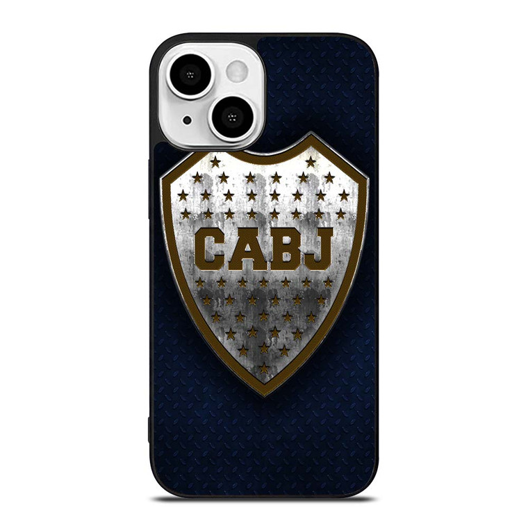 BOCA JUNIORS FC METAL LOGO iPhone 13 Mini Case Cover