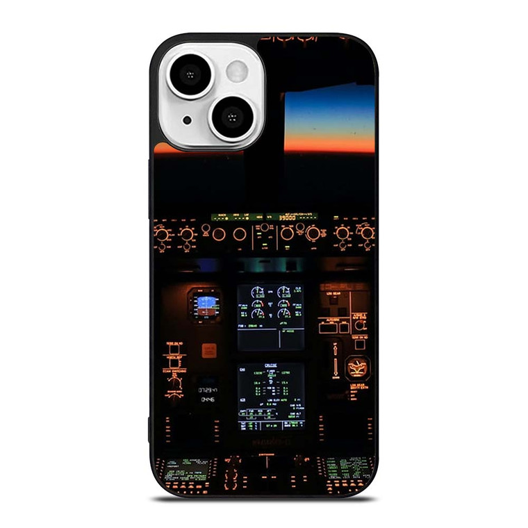BOEING PLANE COCKPIT iPhone 13 Mini Case Cover