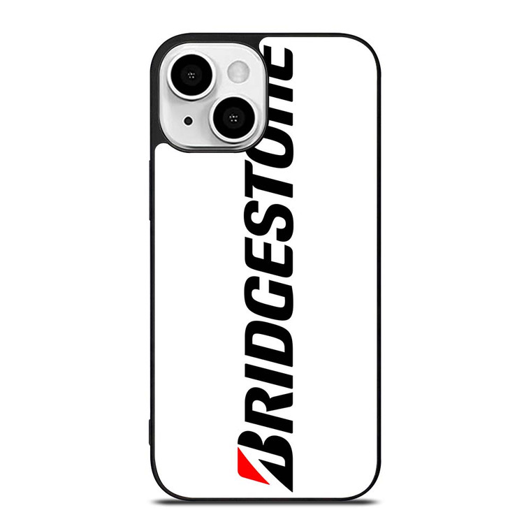 BRIDGESTONE TIRE LOGO WHITE iPhone 13 Mini Case Cover