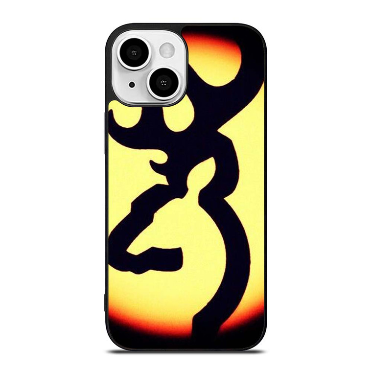 BROWNING SILHOUETTE LOGO iPhone 13 Mini Case Cover