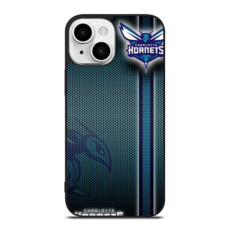 CHARLOTTE HORNETS METAL LOGO iPhone 13 Mini Case Cover