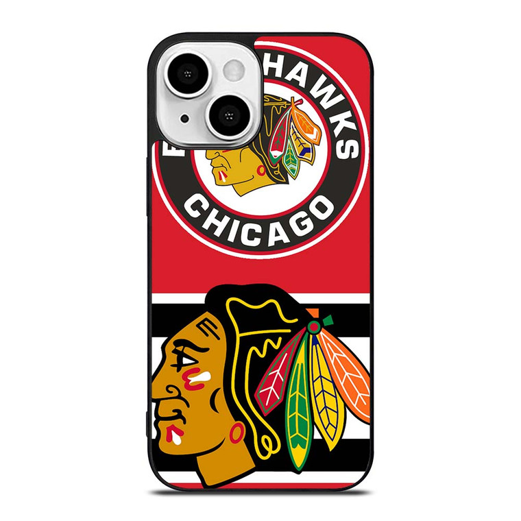 CHICAGO BLACKHAWKS NHL LOGO iPhone 13 Mini Case Cover