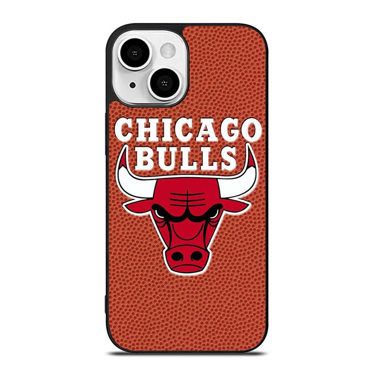 CHICAGO BULLS BASKETBALL EMBOSS iPhone 13 Mini Case Cover