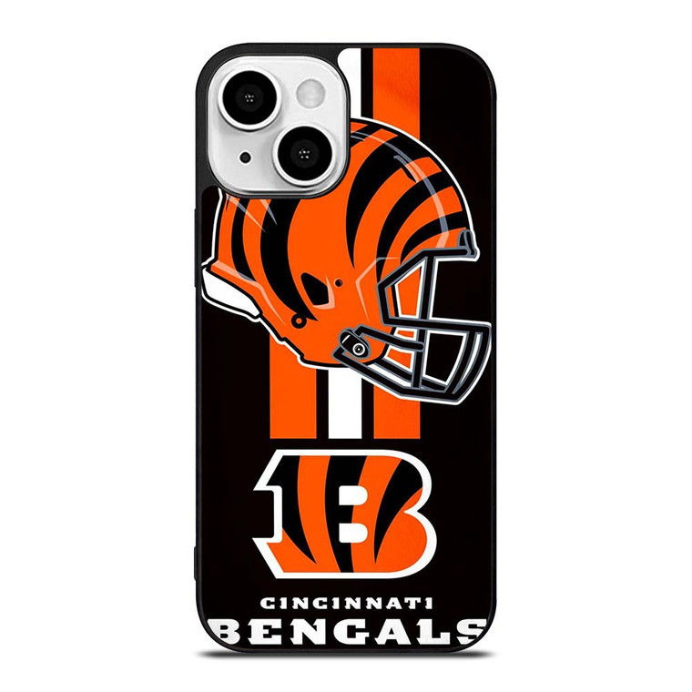 CINCINNATI BENGALS NFL HELMET iPhone 13 Mini Case Cover