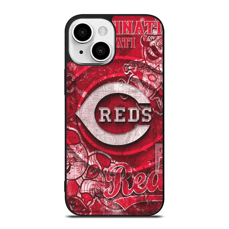 CINCINNATI REDS BASEBALL LOGO iPhone 13 Mini Case Cover