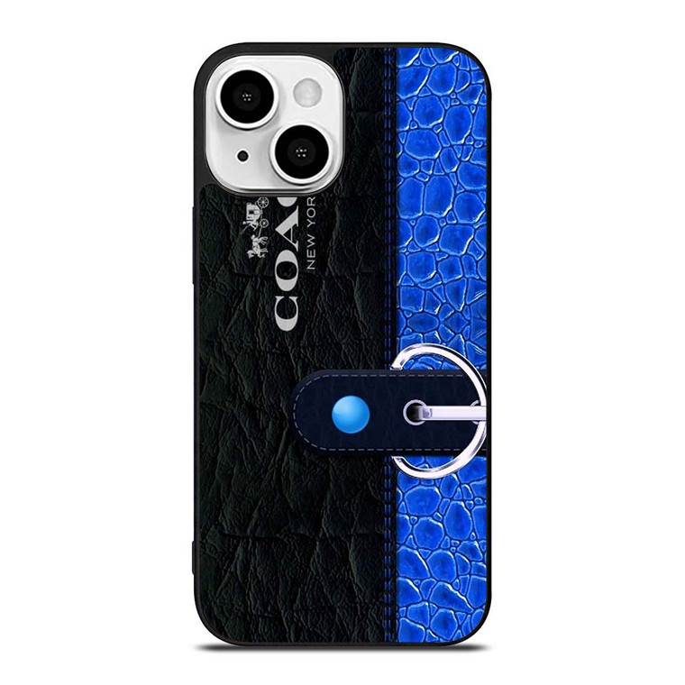 COACH BAG BLUE iPhone 13 Mini Case Cover