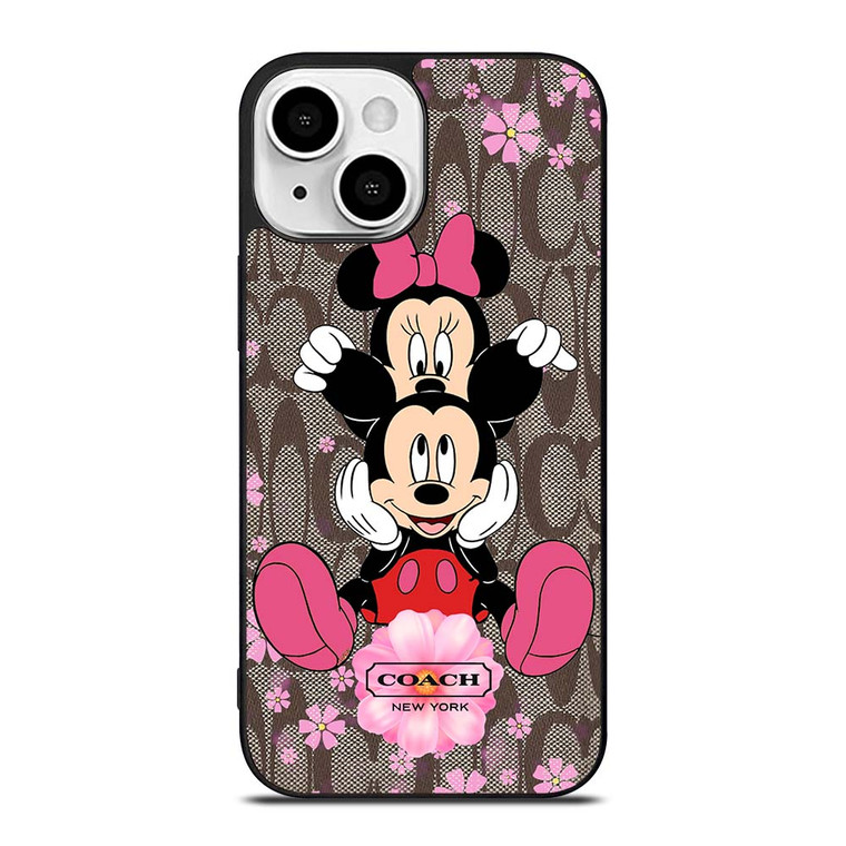 COACH MICKEY MINNIE iPhone 13 Mini Case Cover