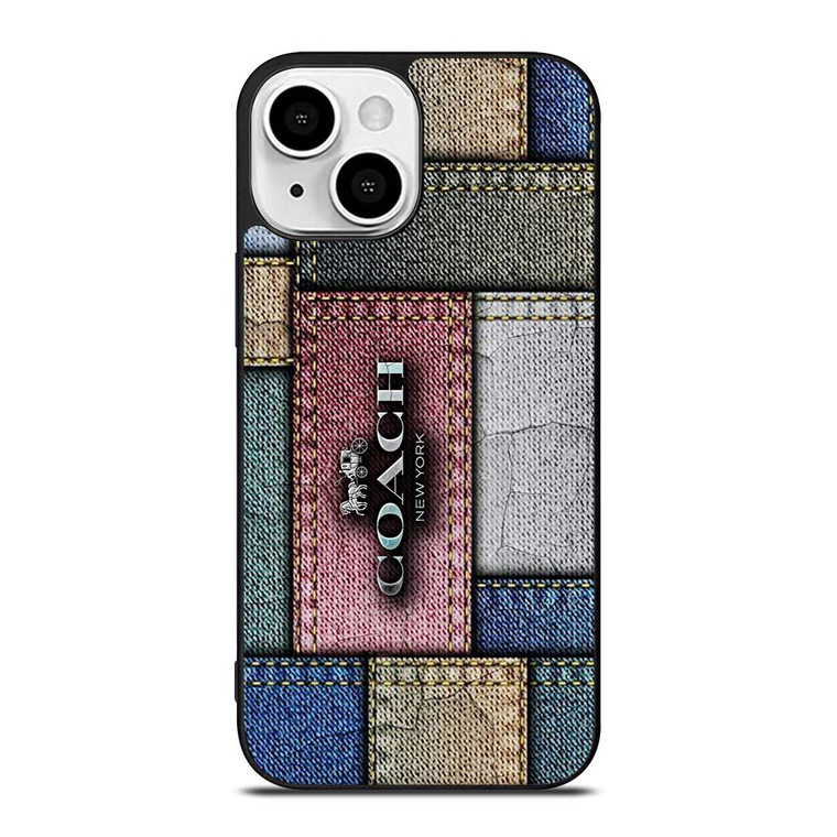 COACH NEW YORK LOGO JEANS  iPhone 13 Mini Case Cover