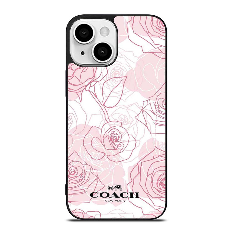 COACH ROSES iPhone 13 Mini Case Cover