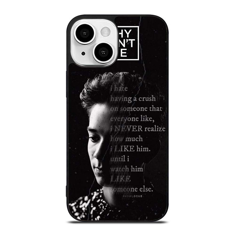 CORBYN BESSON WHY DON'T WE QUOTE iPhone 13 Mini Case Cover