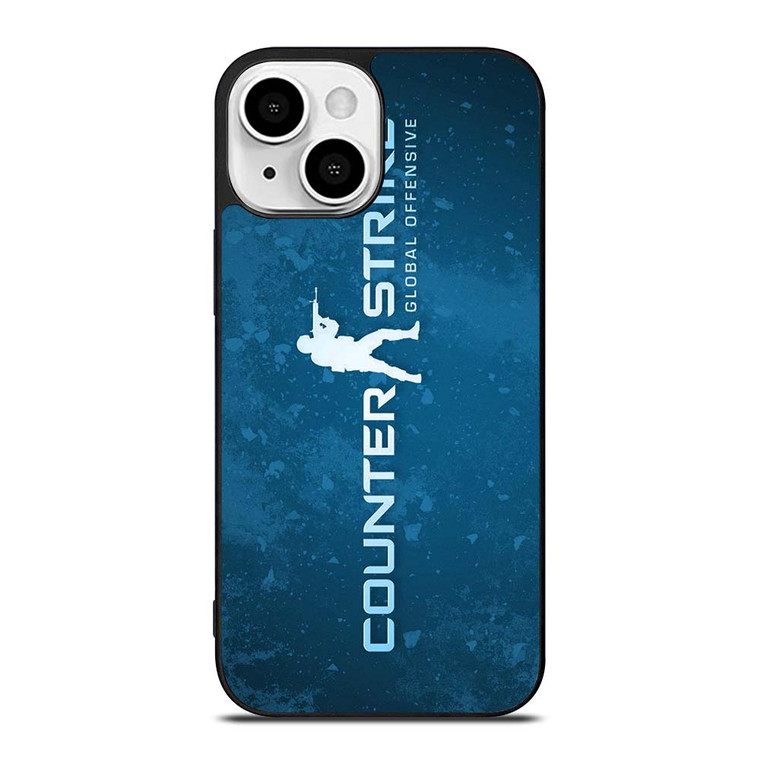 COUNTER STRIKE CSGO LOGO BLUE iPhone 13 Mini Case Cover