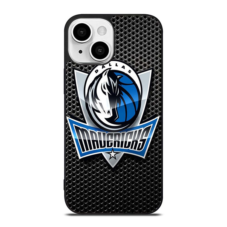 DALLAS MAVERICKS METAL LOGO iPhone 13 Mini Case Cover
