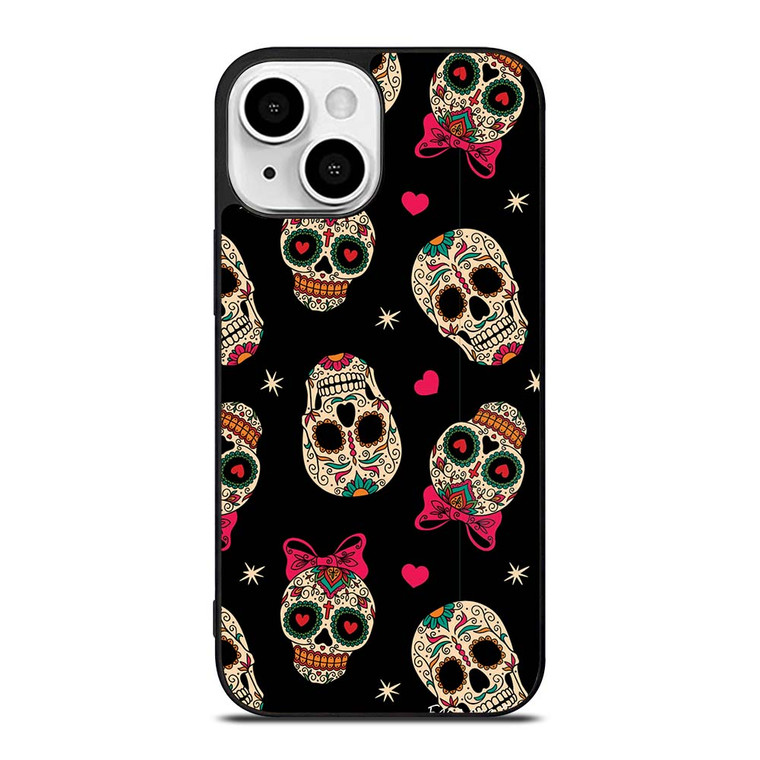 DAY OF THE DEAD CUTE PATTERN iPhone 13 Mini Case Cover