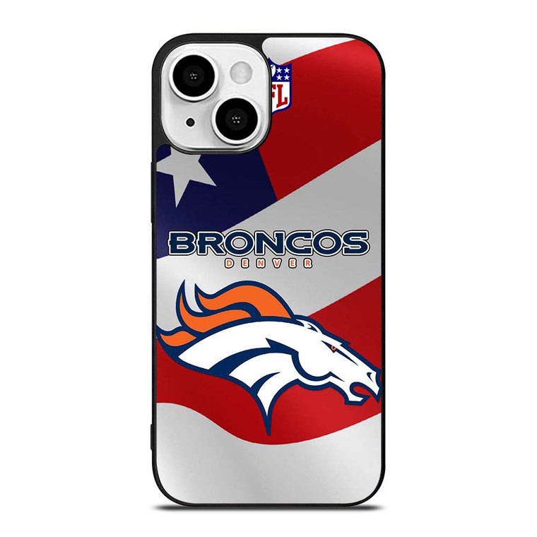 DENVER BRONCOS LOGO FOOTBALL iPhone 13 Mini Case Cover