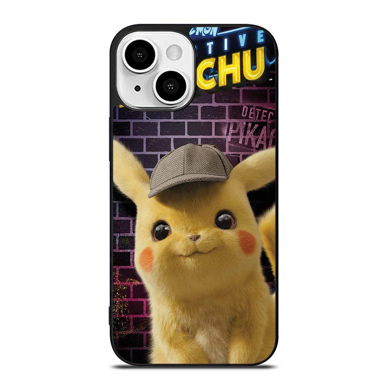 DETECTIVE PIKACHU CUTE POKEMON iPhone 13 Mini Case Cover