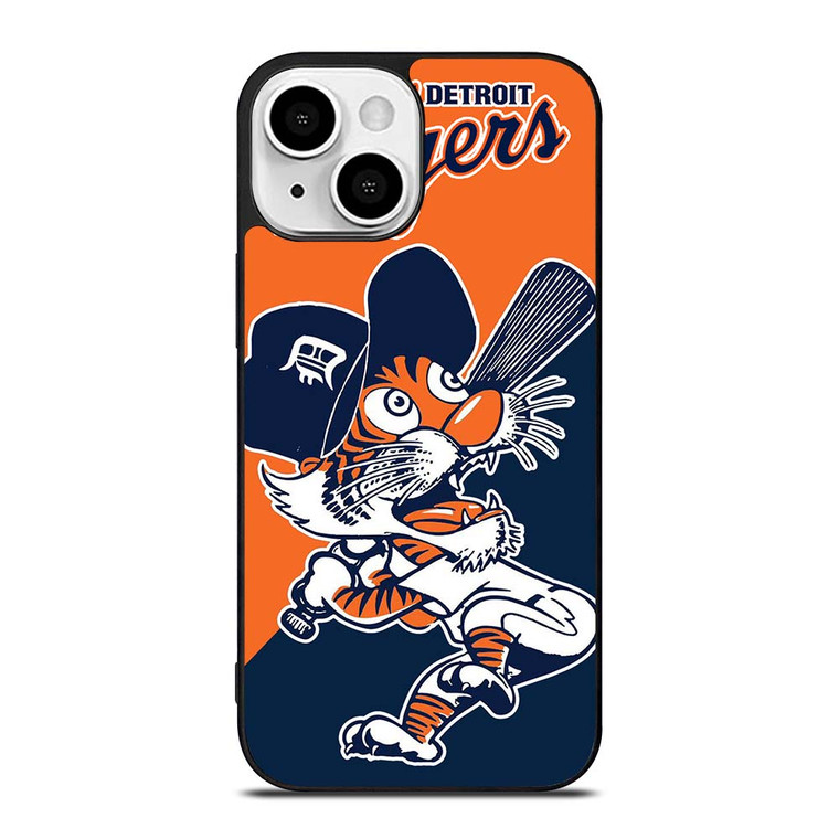 DETROIT TIGERS MASCOT MLB LOGO iPhone 13 Mini Case Cover