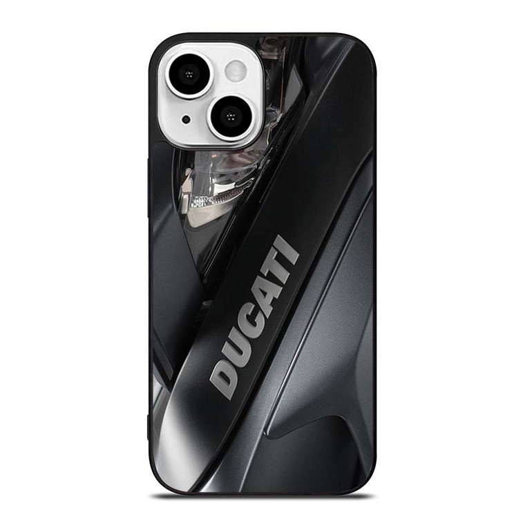 DUCATI BLACK LOGO EMBLEM iPhone 13 Mini Case Cover