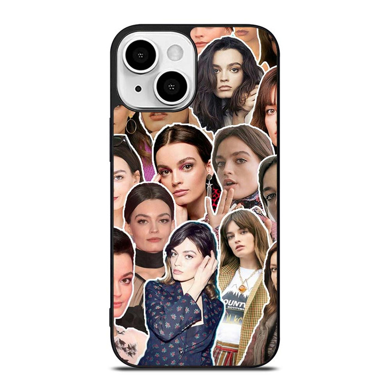 EMMA MACKEY FACE COLLAGE iPhone 13 Mini Case Cover