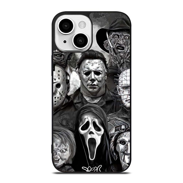 FAMOUS HORROR COLLAGE iPhone 13 Mini Case Cover