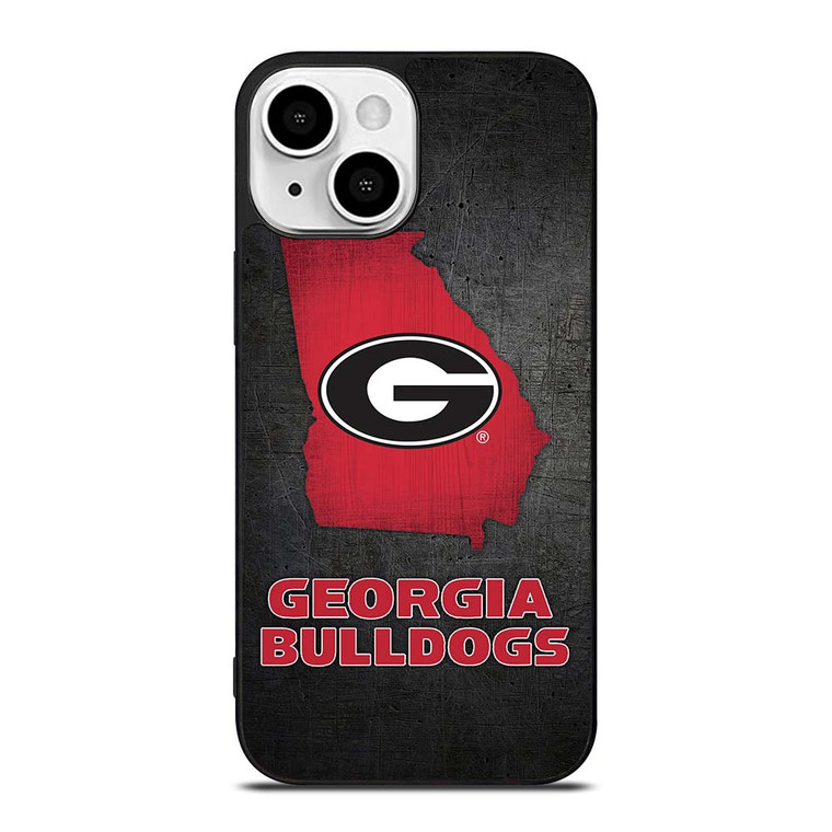 GEORGIA BULLDOGS SYMBOL METAL iPhone 13 Mini Case Cover