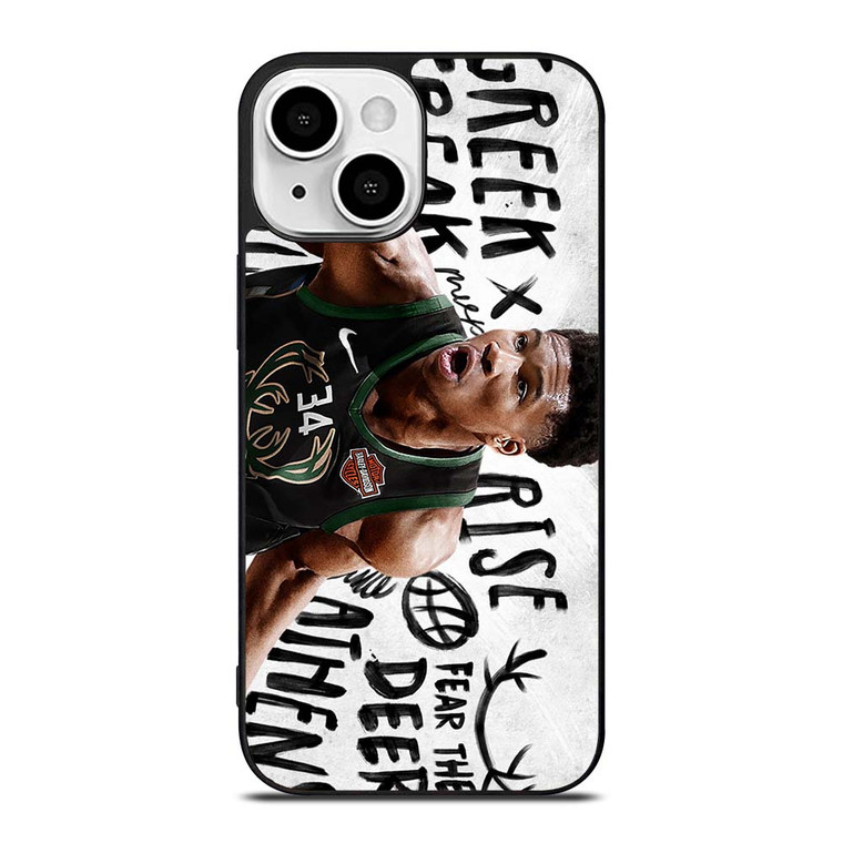 GIANNIS ANTETOKOUNMPO MILWAUKEE BUCKS 2 iPhone 13 Mini Case Cover