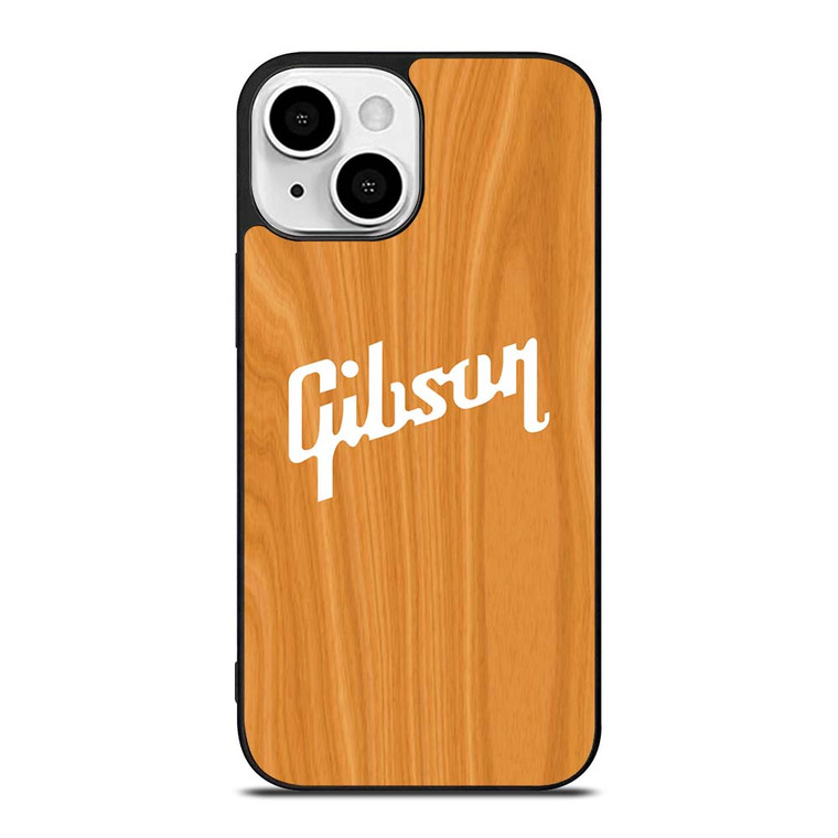 GIBSON GUITAR WOODEN LOGO 2 iPhone 13 Mini Case Cover