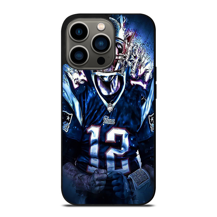 TOM BRADY NEW ENGLAND PATRIOTS NFL iPhone 13 Pro Case Cover