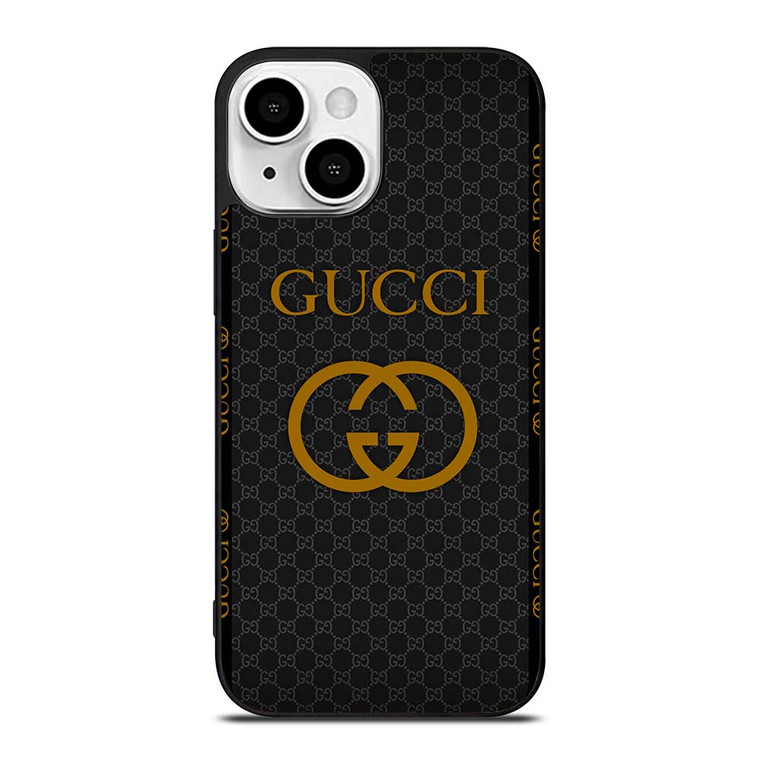 GUCCI ROUND PATTERN iPhone 13 Mini Case Cover