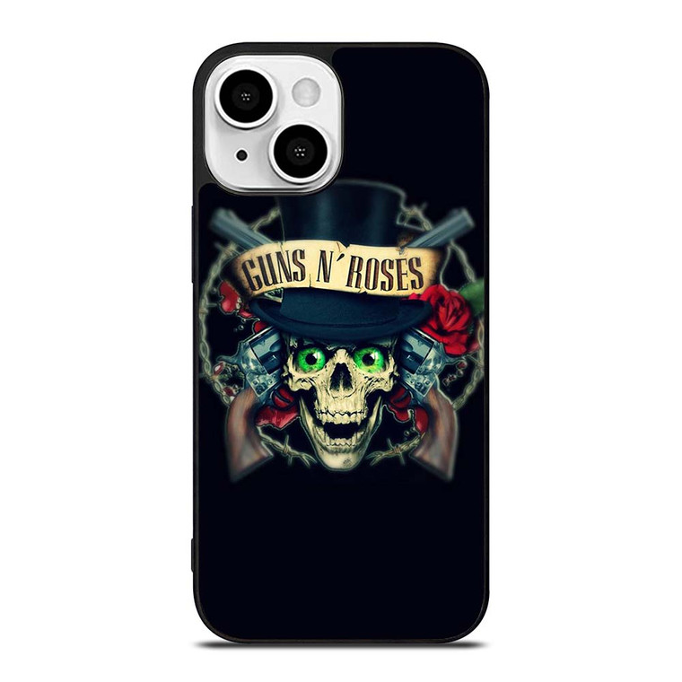 GUNS N ROSES SKULL LOGO iPhone 13 Mini Case Cover