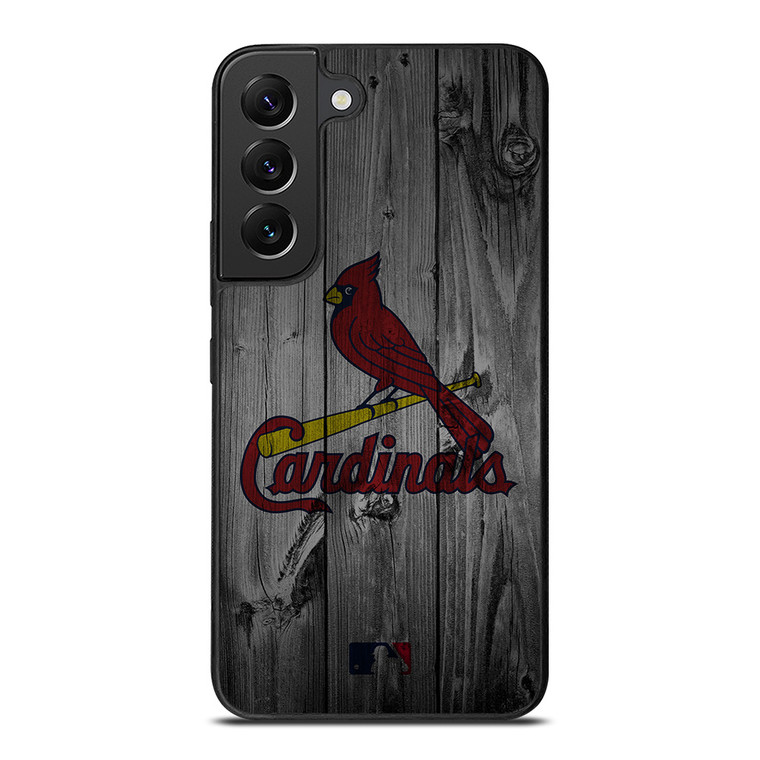 SAINT LOUIS CARDINALS BASEBALL MLB WOOD LOGO Samsung Galaxy S22 Plus Case Cover