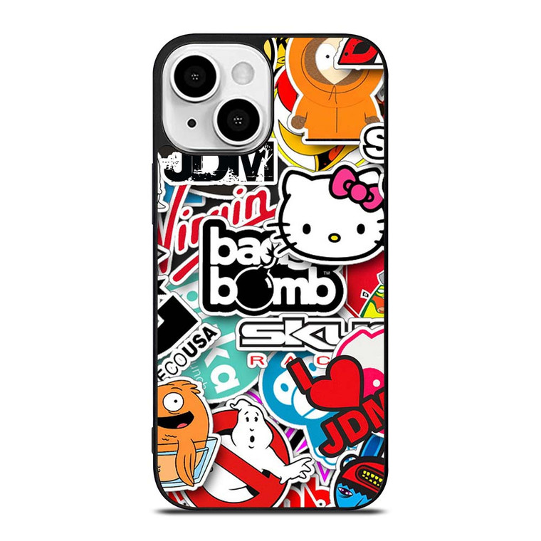 JDM STICKER BOMB  iPhone 13 Mini Case Cover