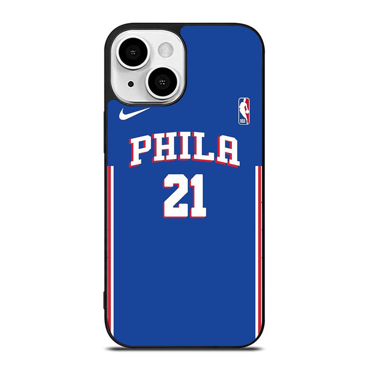 JOEL EMBIID PHILADELPHIA SIXERS NBA iPhone 13 Mini Case Cover