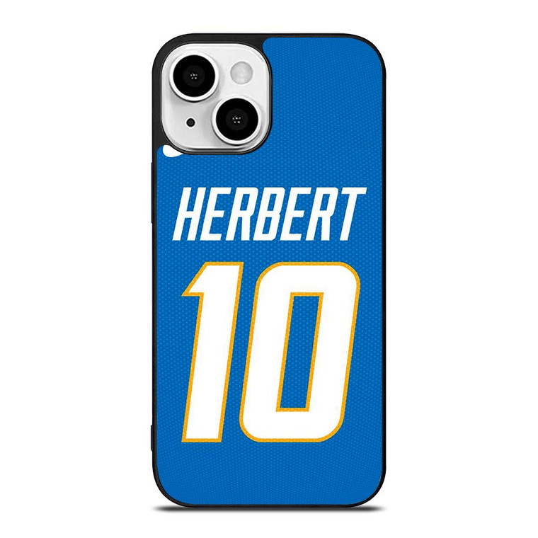 JUSTIN HERBERT LOS ANGELES CHARGERS NFL iPhone 13 Mini Case Cover