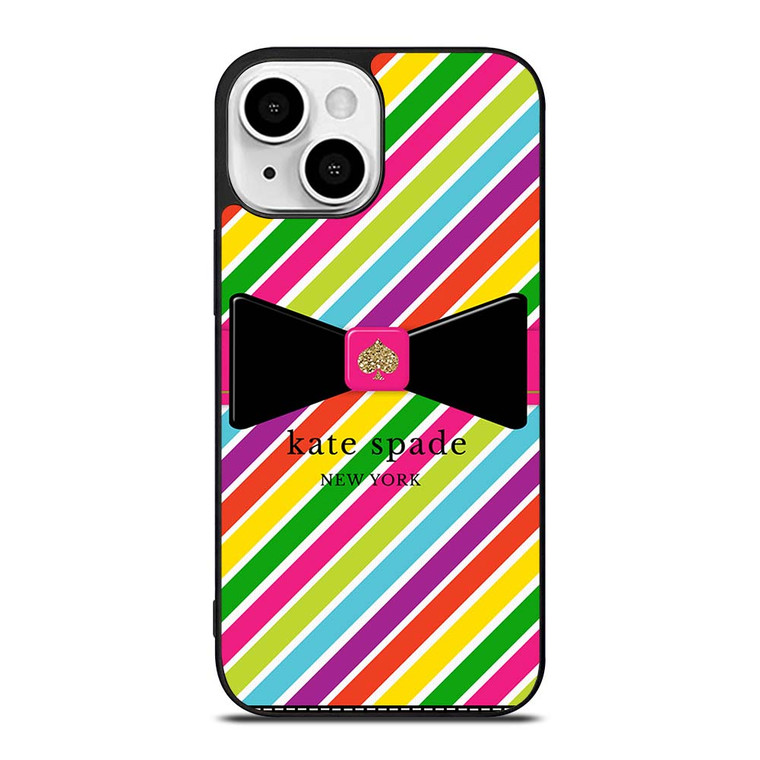 KATE SPADE COLORFUL STRIPE iPhone 13 Mini Case Cover