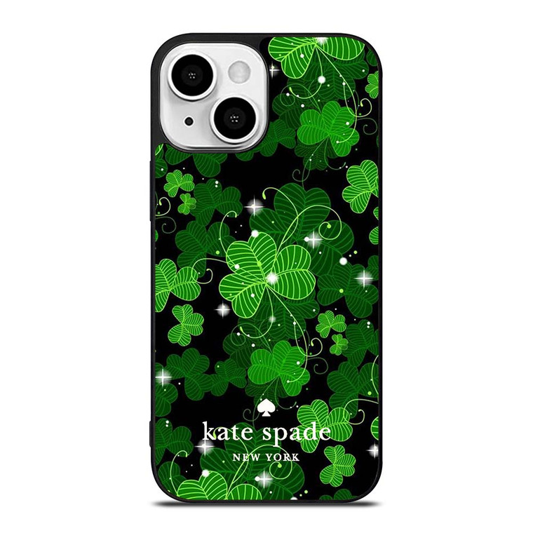 KATE SPADE GREEN LEAFS iPhone 13 Mini Case Cover