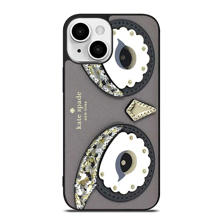 KATE SPADE OWL APPLIQUE iPhone 13 Mini Case Cover