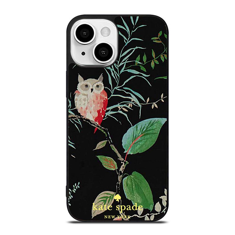 KATE SPADE OWLISH BLACK iPhone 13 Mini Case Cover