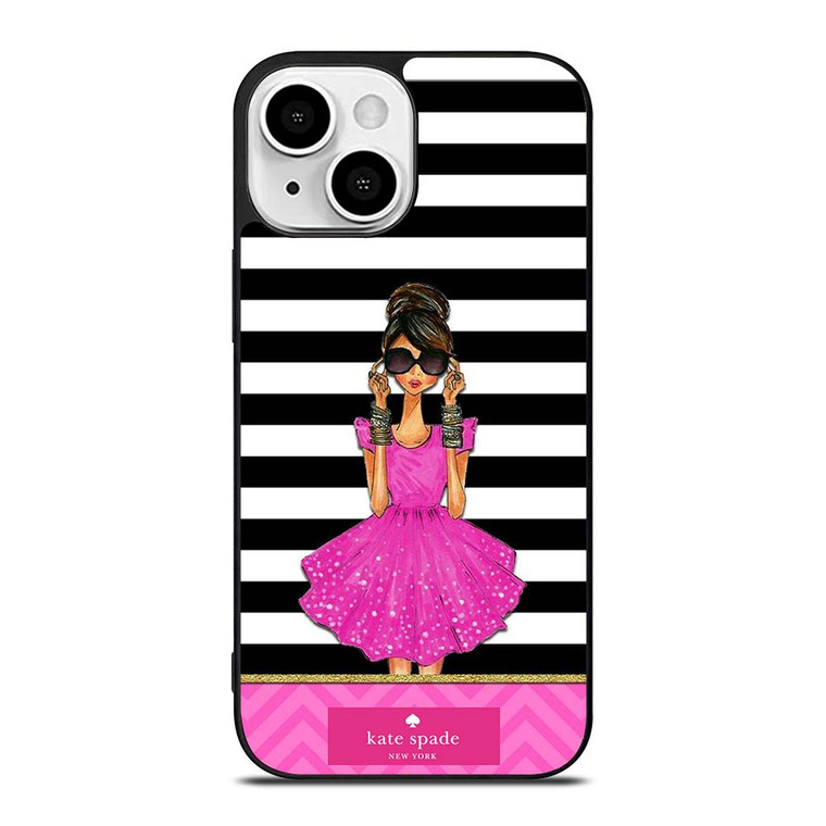 KATE SPADE PINK GIRLS iPhone 13 Mini Case Cover