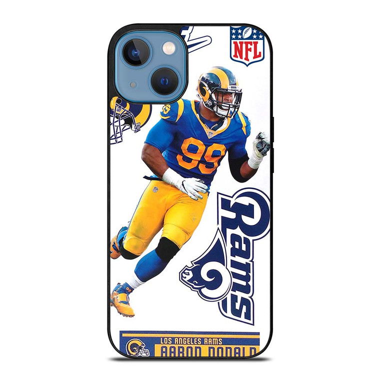 AARON DONALD LOS ANGELES RAMS NFL iPhone 13 Case Cover