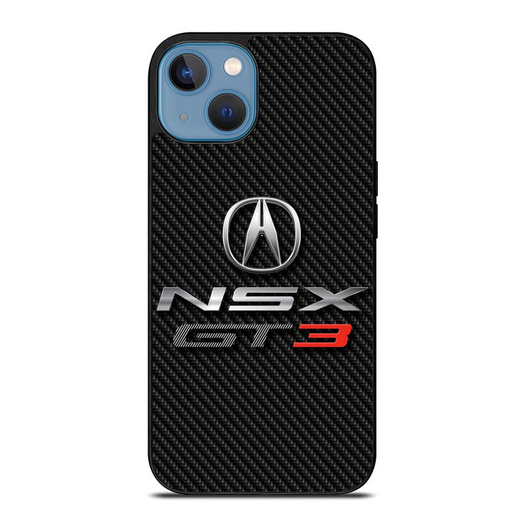 ACURA NSX GT3 LOGO CARBON iPhone 13 Case Cover
