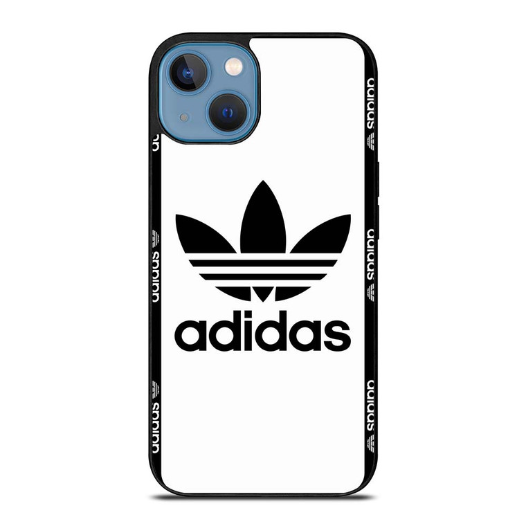 ADIDAS TREFOIL ROUND WHITE iPhone 13 Case Cover