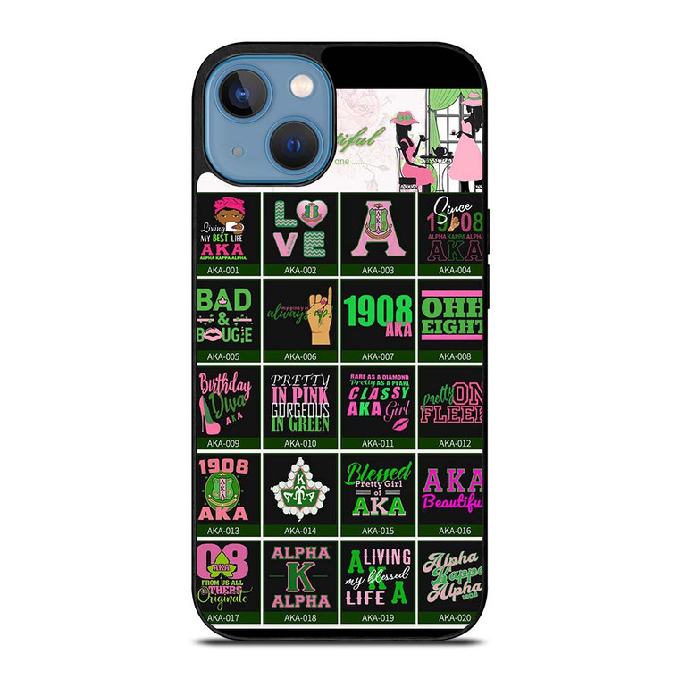 AKA PINK COLLAGE iPhone 13 Case Cover