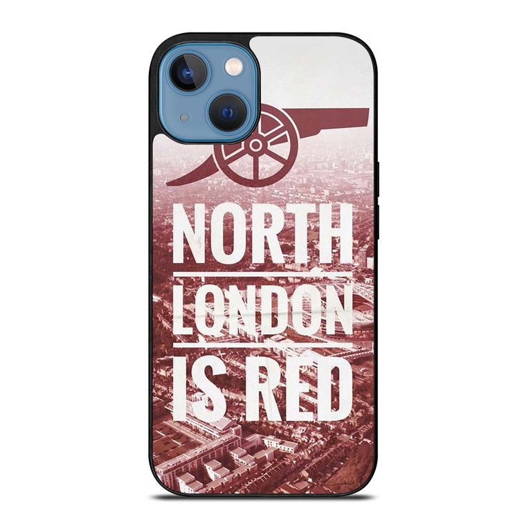 ARSENAL NORTH LONDON IS RED iPhone 13 Case Cover