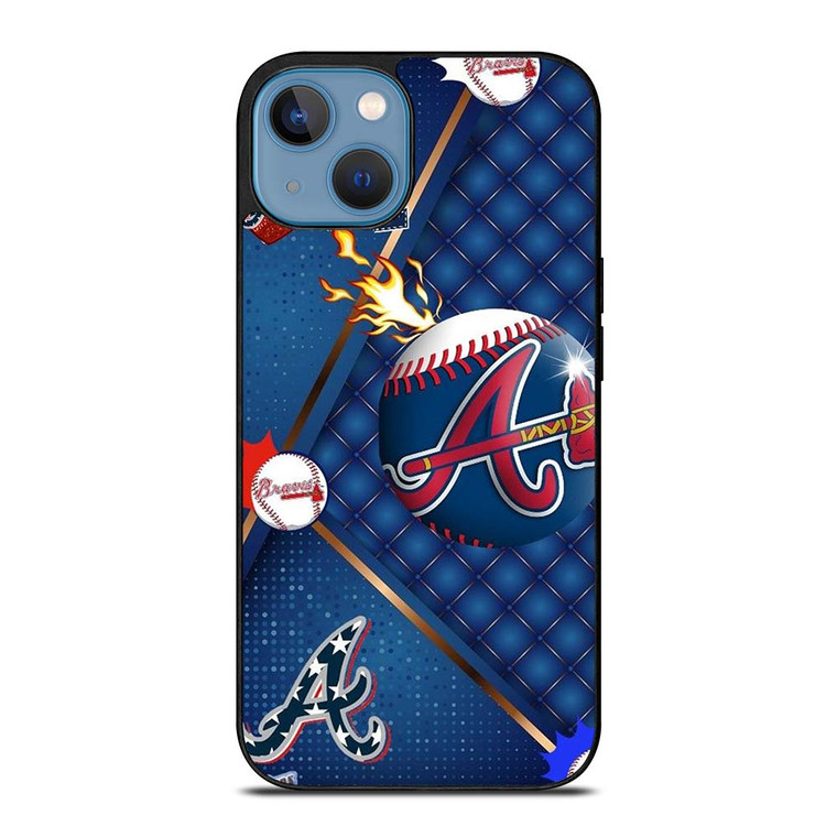 ATLANTA BRAVES LOVE BASEBALL iPhone 13 Case Cover