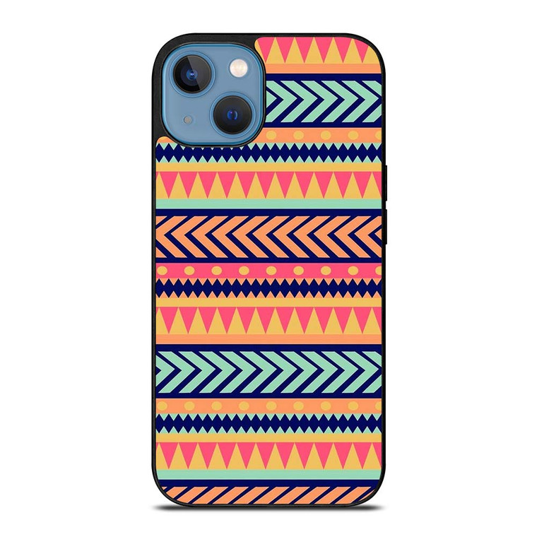 AZTEC TRIBAL PATTERN iPhone 13 Case Cover