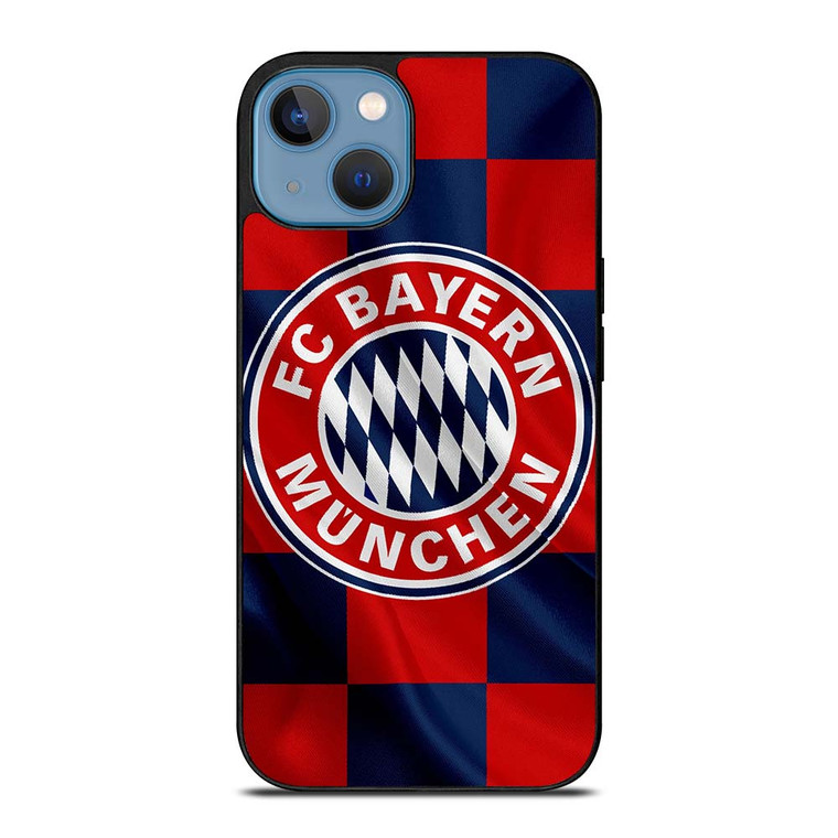 BAYERN MUNCHEN FC FLAG LOGO iPhone 13 Case Cover